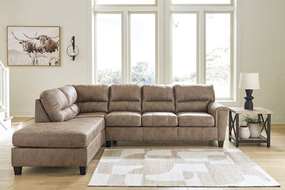 Navi 2-Piece Sectional Sofa Sleeper Chaise - Pull Up A Couch