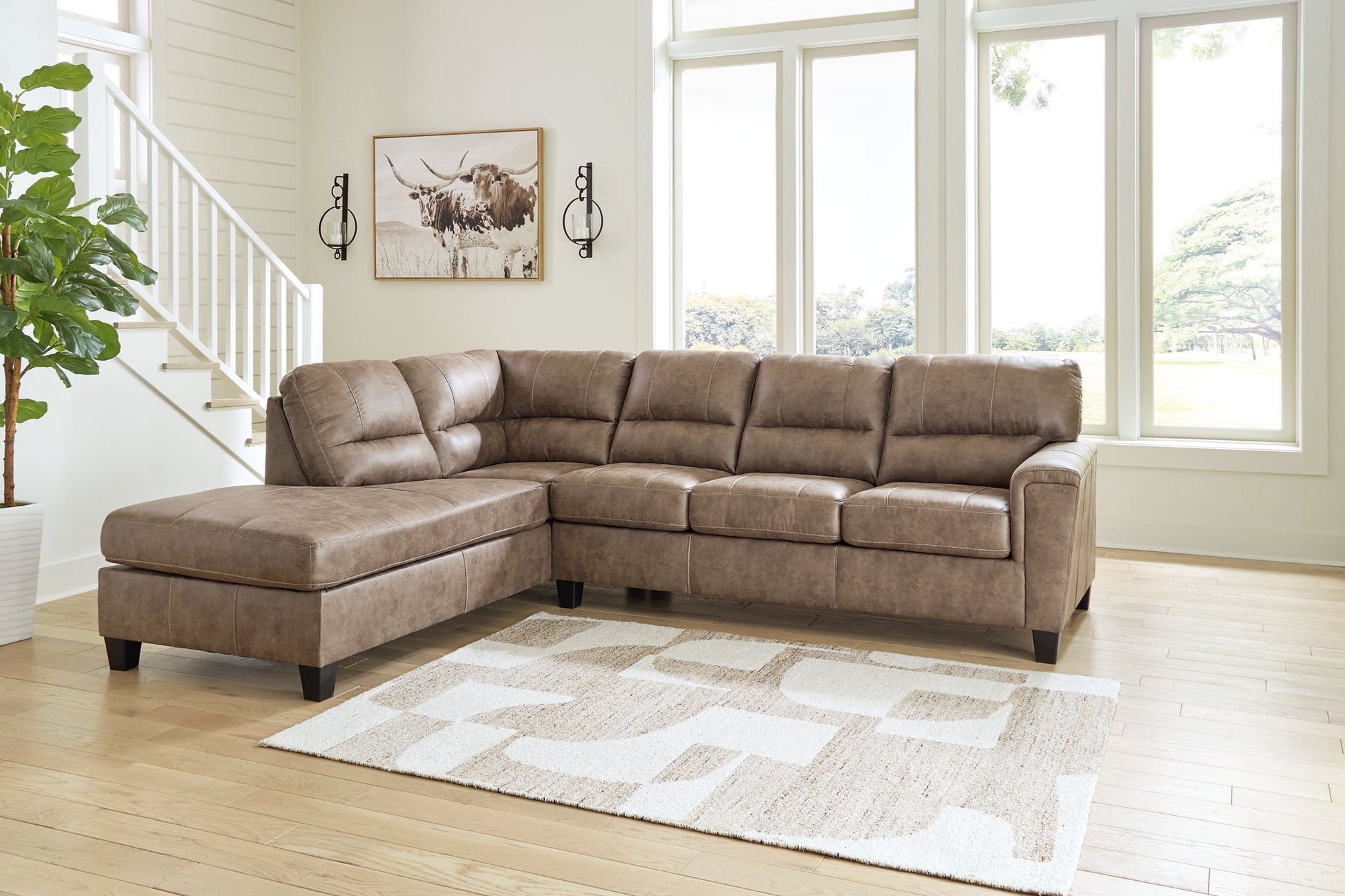 Navi 2-Piece Sectional Sofa Chaise - Pull Up A Couch