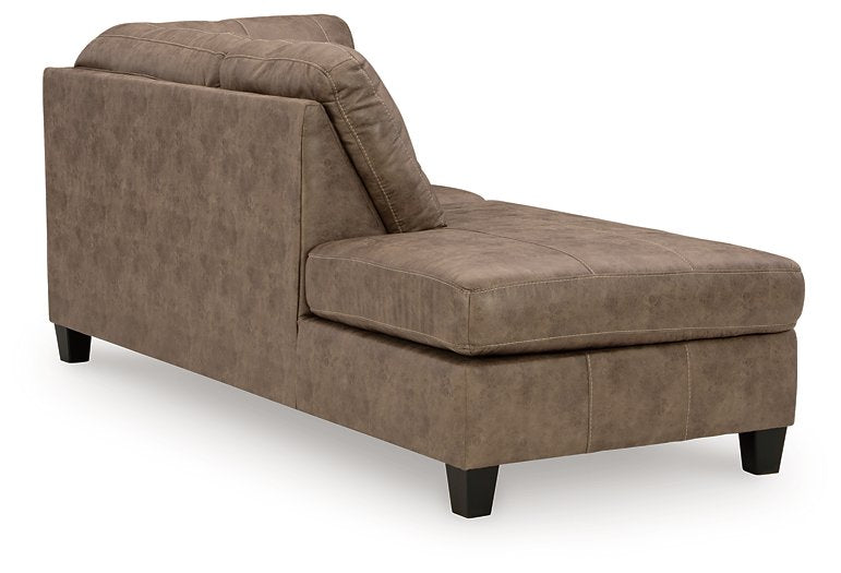 Navi 2-Piece Sectional Sofa Sleeper Chaise - Pull Up A Couch