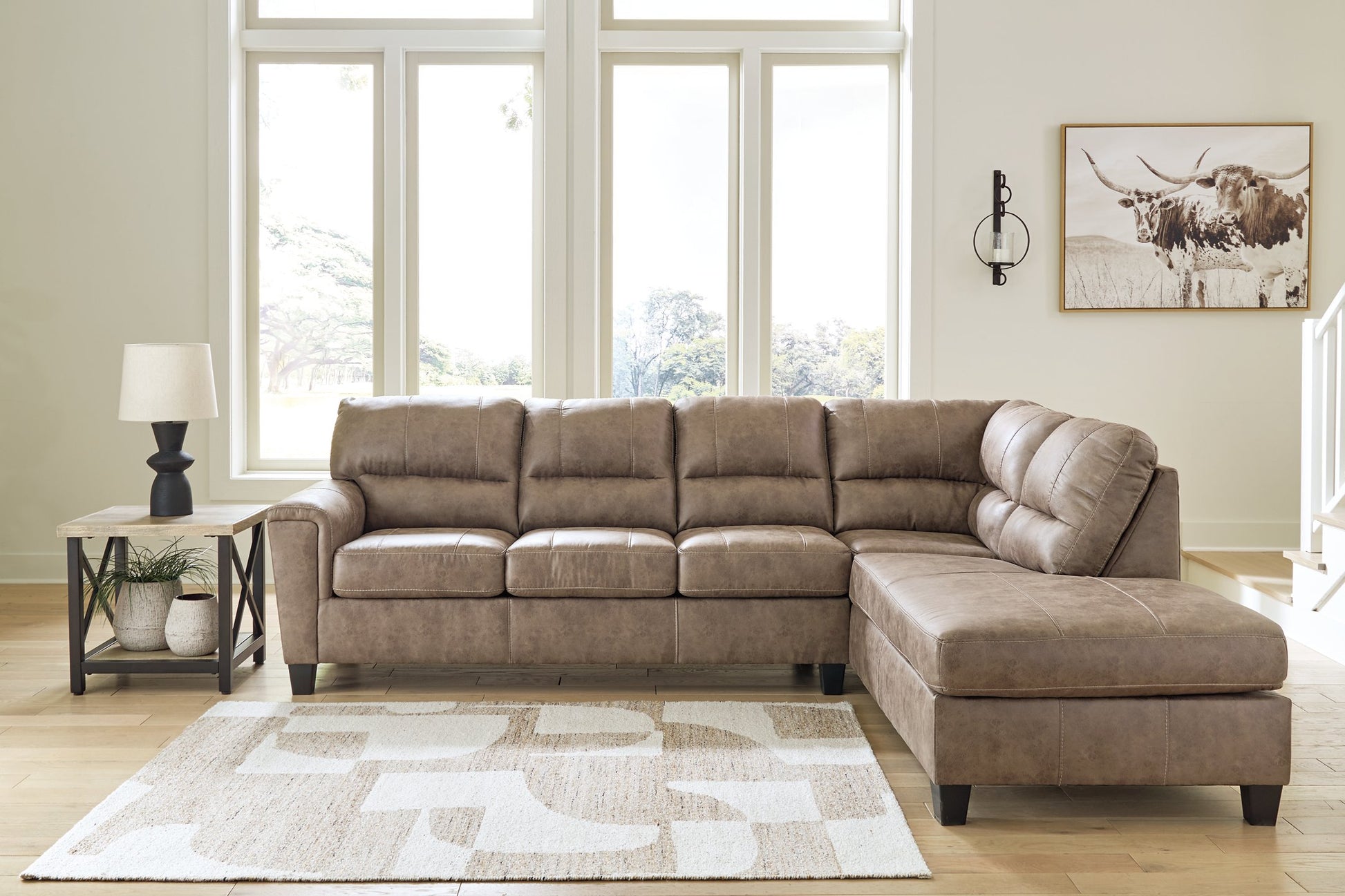 Navi 2-Piece Sectional Sofa Chaise - Pull Up A Couch