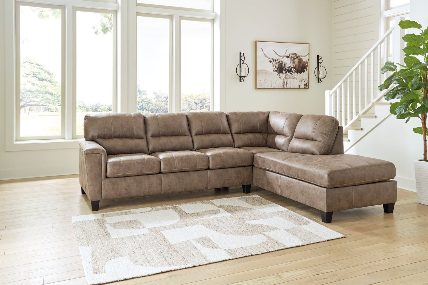 Navi 2-Piece Sectional Sofa Chaise - Pull Up A Couch