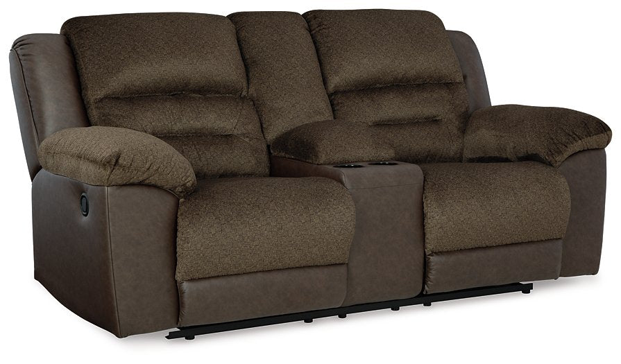 Dorman Reclining Loveseat with Console - Pull Up A Couch