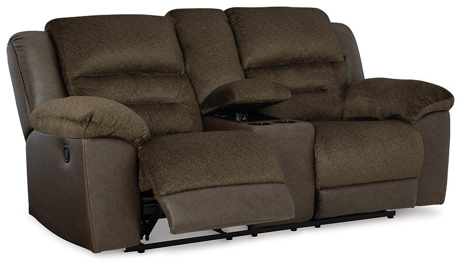 Dorman Reclining Loveseat with Console - Pull Up A Couch