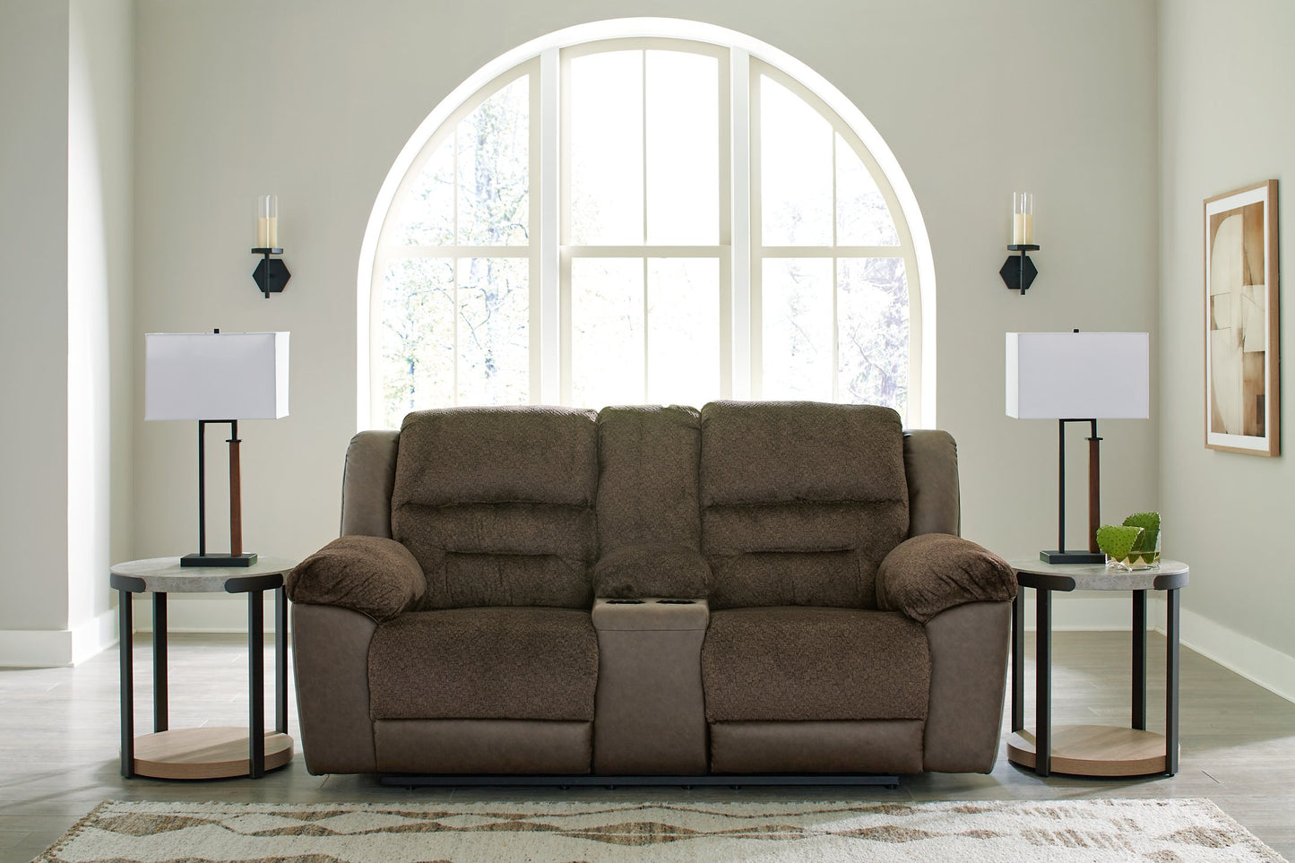 Dorman Reclining Loveseat with Console - Pull Up A Couch