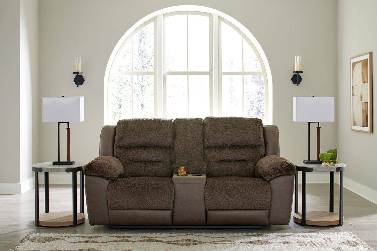 Dorman Reclining Loveseat with Console - Pull Up A Couch