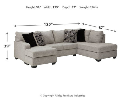 Megginson 2-Piece Sectional with Chaise - Pull Up A Couch