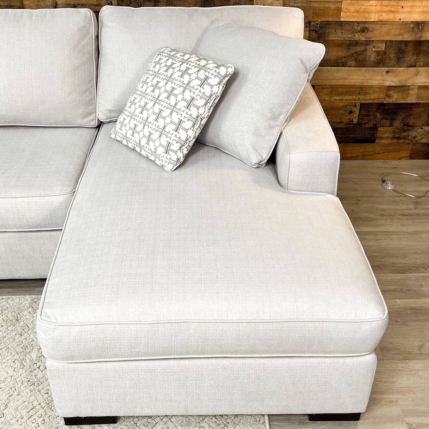 Macy’s 3pc Sectional w/Chaise and Cuddle Corner - Pull Up A Couch