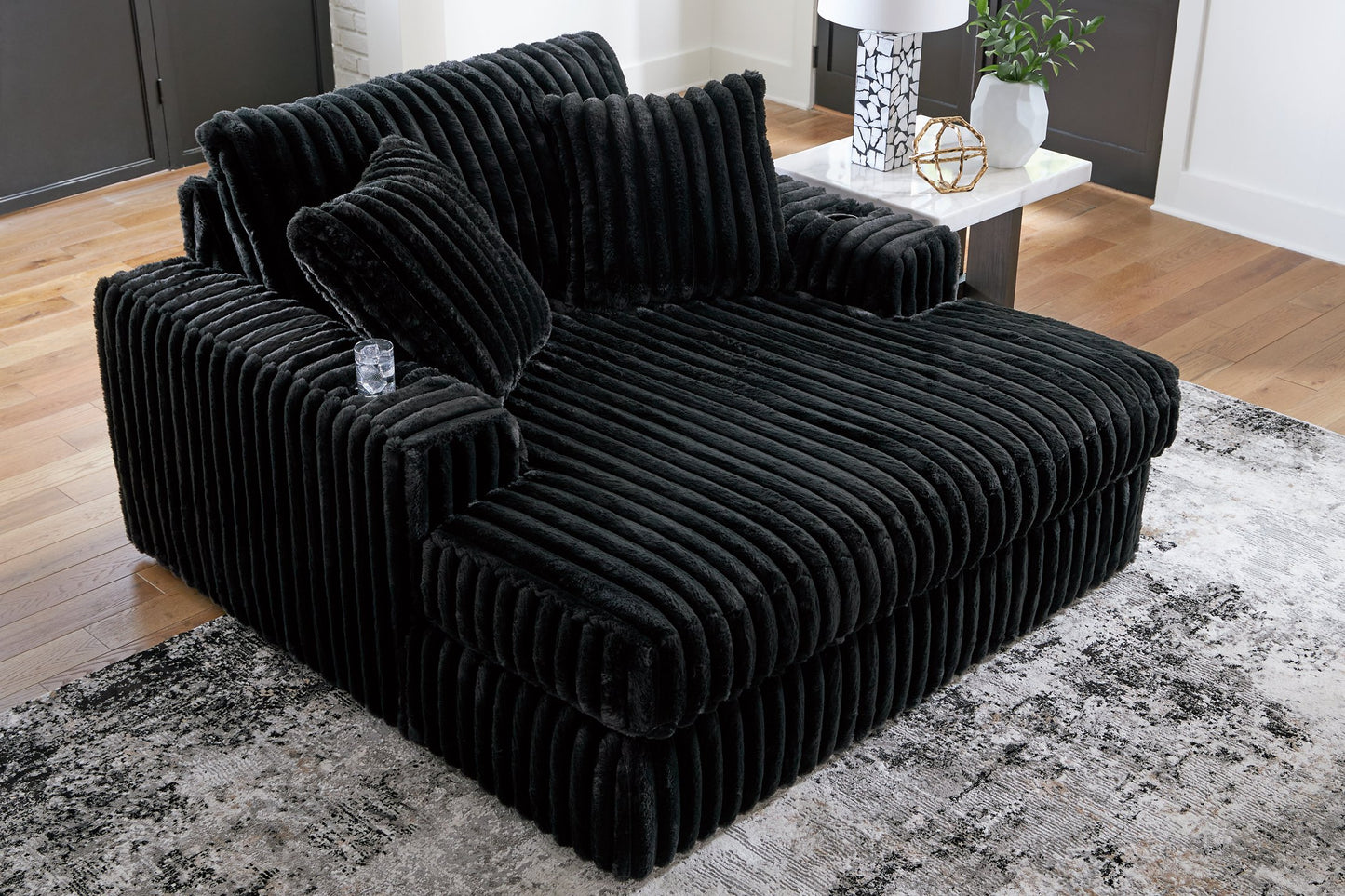 Midnight-Madness Oversized Chaise - Pull Up A Couch