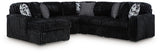 Midnight-Madness Sectional with Chaise