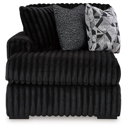 Midnight-Madness Sectional with Chaise - Pull Up A Couch