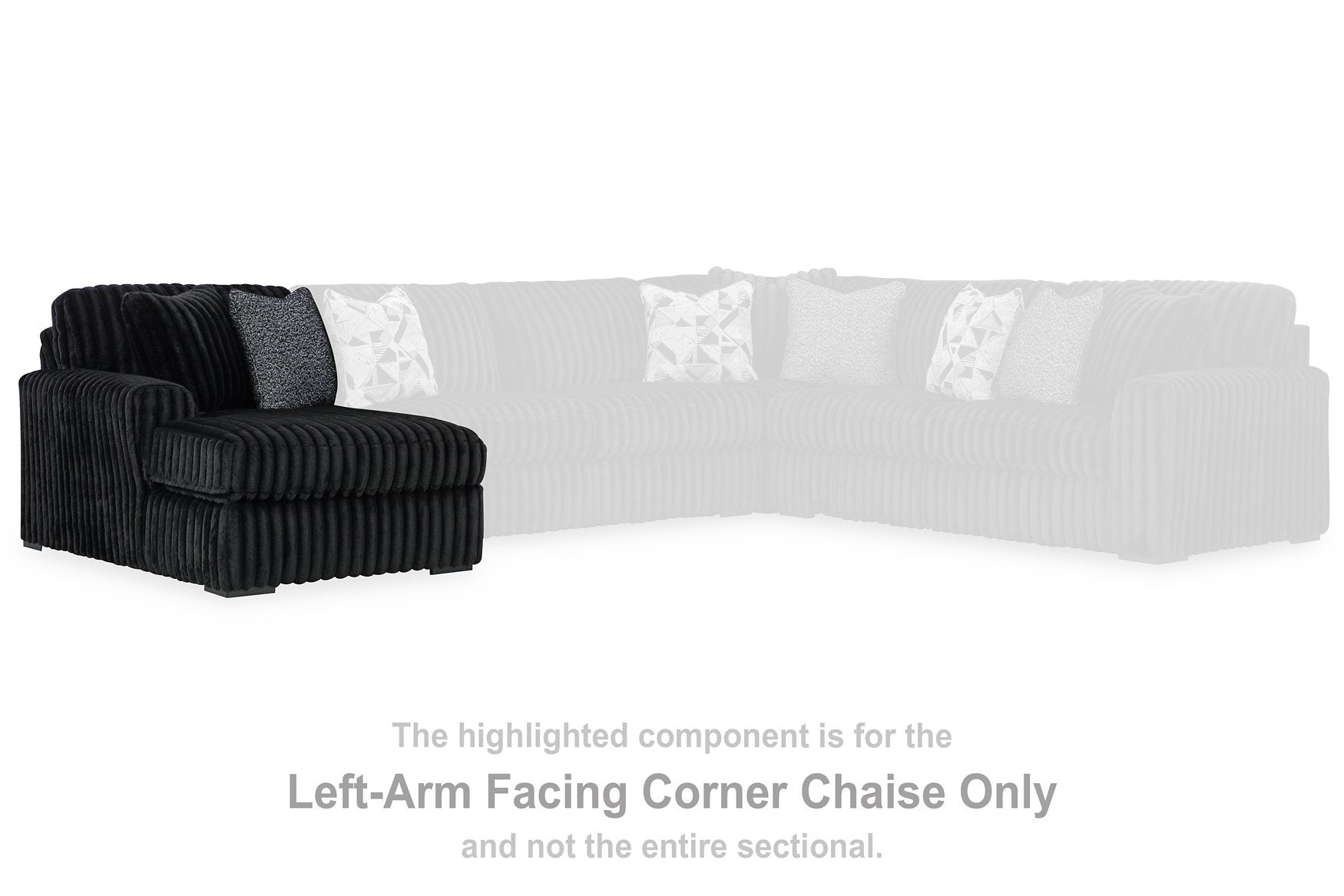 Midnight-Madness Sectional Sofa with Chaise - Pull Up A Couch