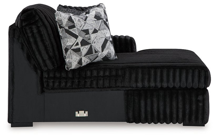 Midnight-Madness Sectional Sofa with Chaise - Pull Up A Couch