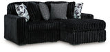 Midnight-Madness Sectional with Chaise