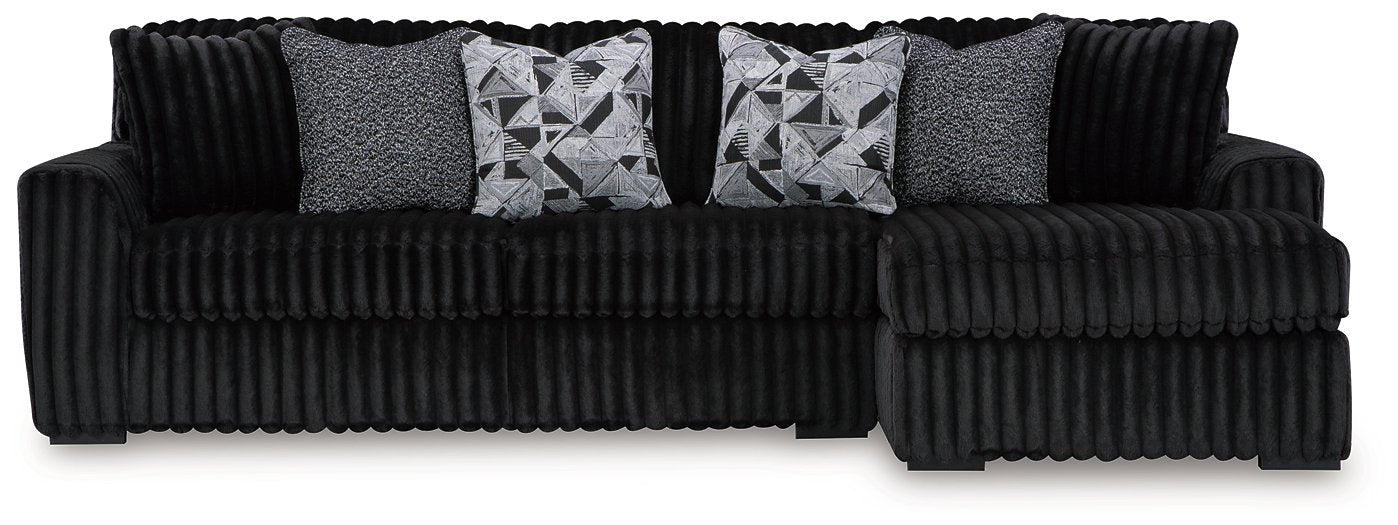 Midnight-Madness Sectional Sofa with Chaise - Pull Up A Couch