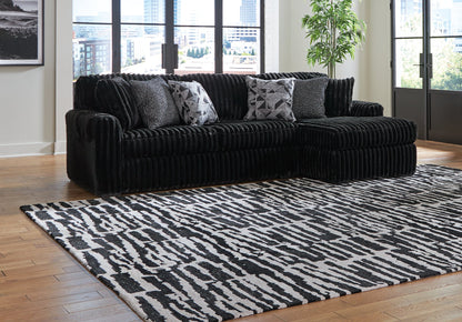 Midnight-Madness Sectional Sofa with Chaise - Pull Up A Couch