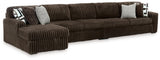 Midnight-Madness Sectional with Chaise