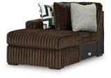 Midnight-Madness Sectional with Chaise
