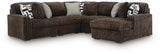 Midnight-Madness Sectional with Chaise
