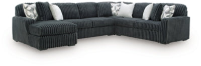 Midnight-Madness Sectional with Chaise