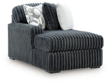 Midnight-Madness Sectional with Chaise