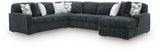 Midnight-Madness Sectional with Chaise