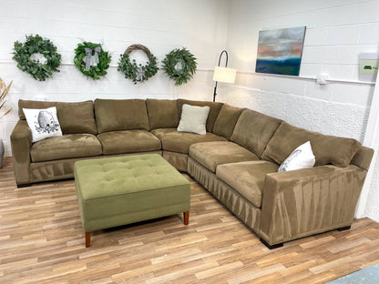 Crate & Barrel Axis3, 3pc Sectional w/Wedge - Pull Up A Couch