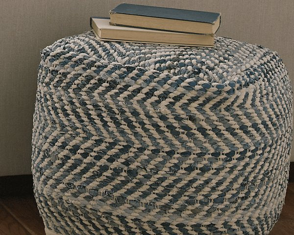 Chevron Pouf - Pull Up A Couch