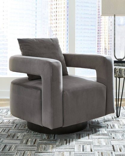 Alcoma Swivel Accent Chair - Pull Up A Couch