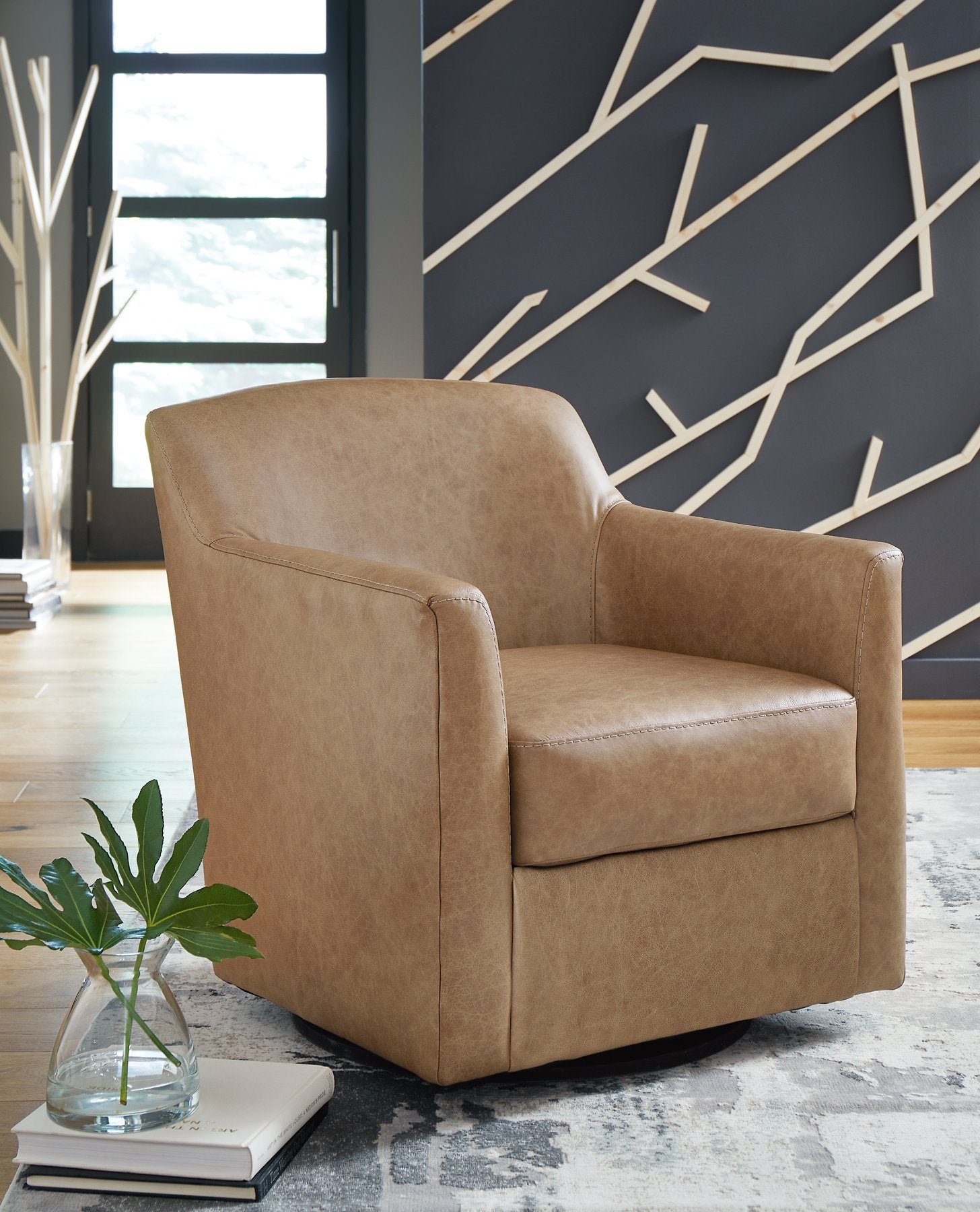 Bradney Swivel Accent Chair - Pull Up A Couch