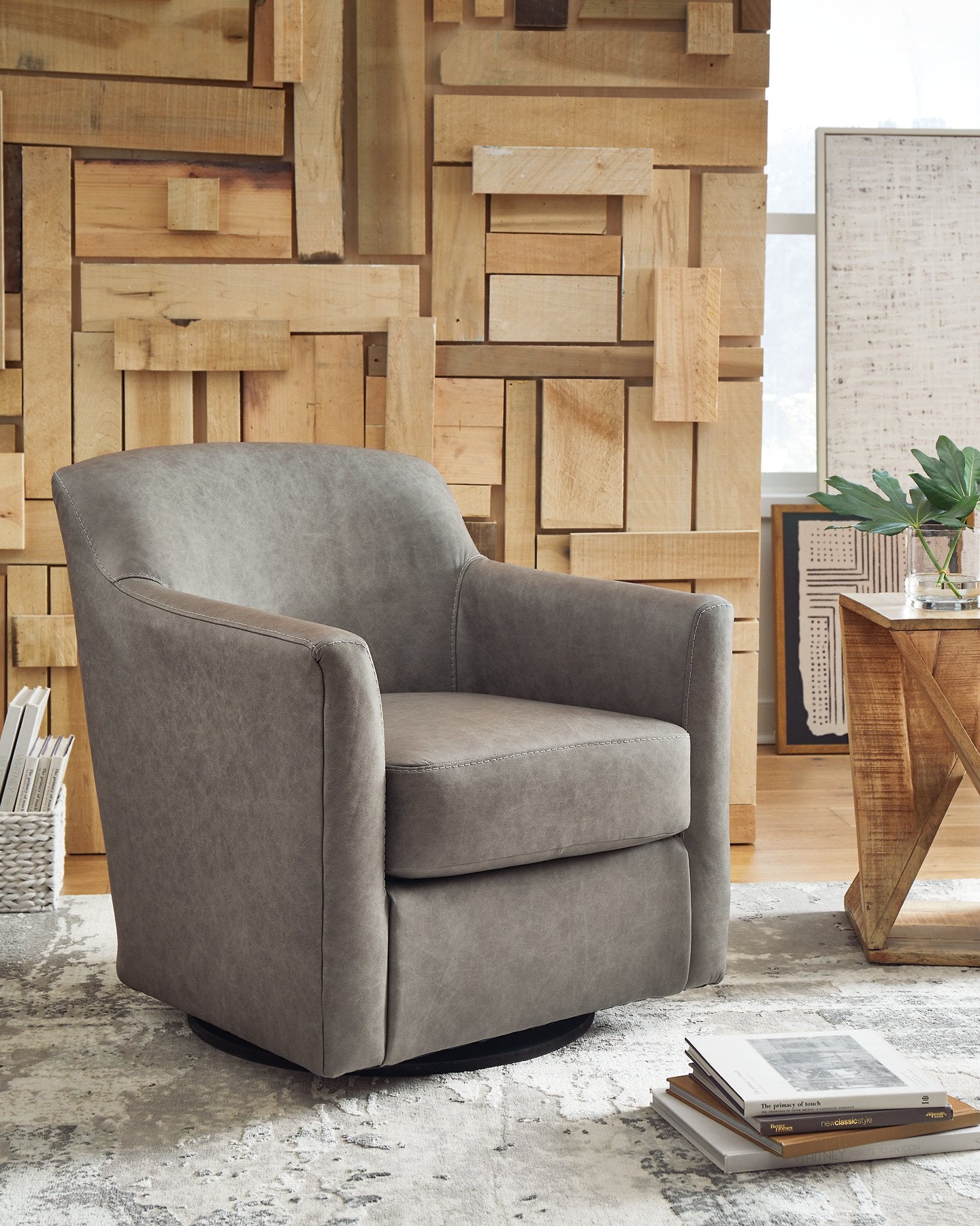 Bradney Swivel Accent Chair - Pull Up A Couch