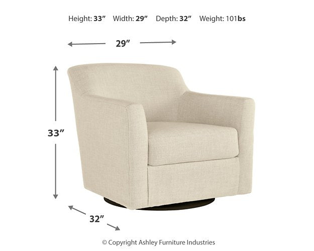 Bradney Swivel Accent Chair - Pull Up A Couch