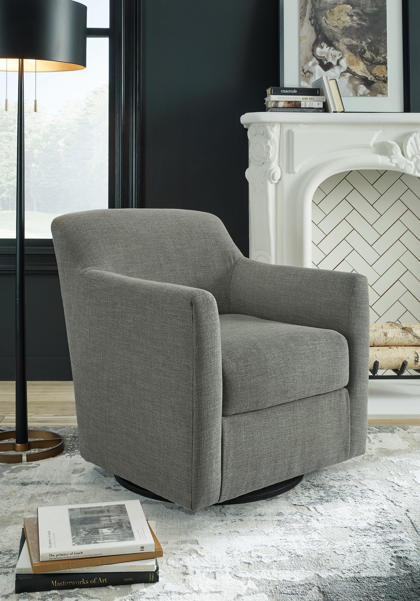 Bradney Swivel Accent Chair - Pull Up A Couch