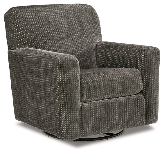 Herstow Swivel Glider Accent Chair - Pull Up A Couch