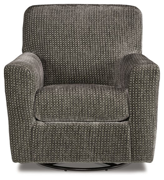 Herstow Swivel Glider Accent Chair - Pull Up A Couch