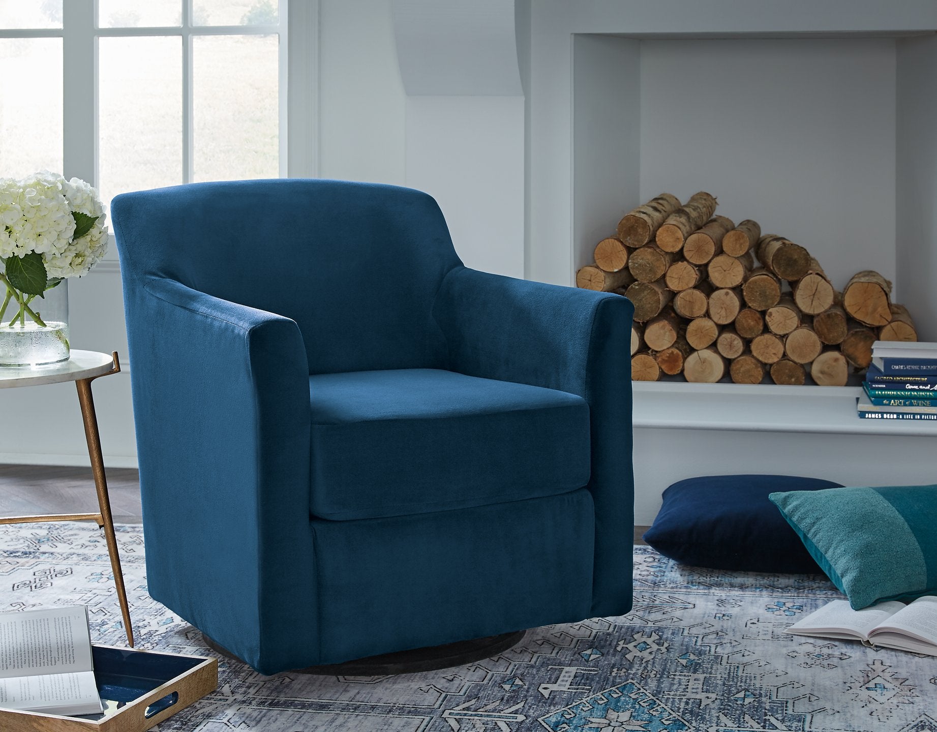 Bradney Swivel Accent Chair - Pull Up A Couch