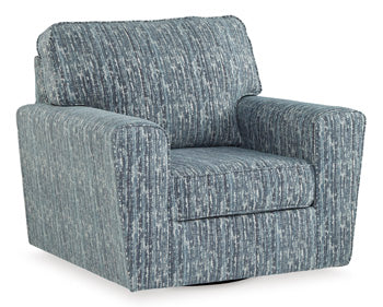 Aterburm Swivel Accent Chair - Pull Up A Couch