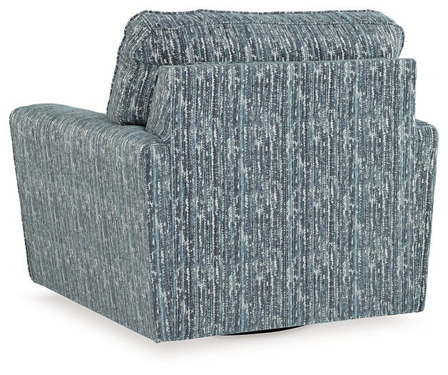 Aterburm Swivel Accent Chair - Pull Up A Couch