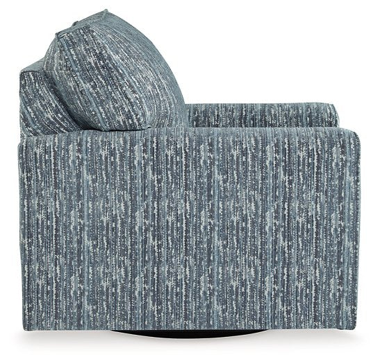 Aterburm Swivel Accent Chair - Pull Up A Couch