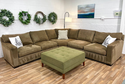 Crate & Barrel Axis3, 3pc Sectional w/Wedge - Pull Up A Couch