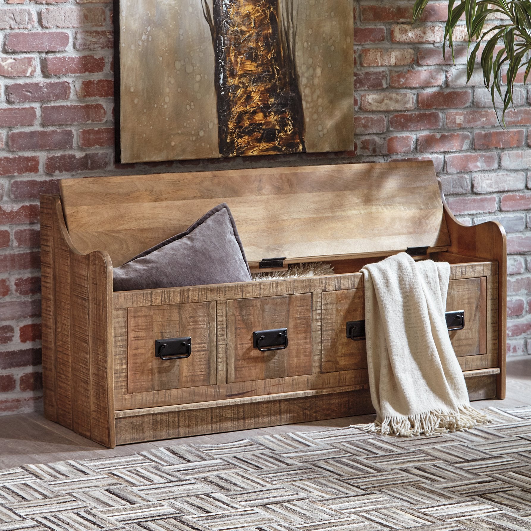 Garrettville Storage Bench - Pull Up A Couch