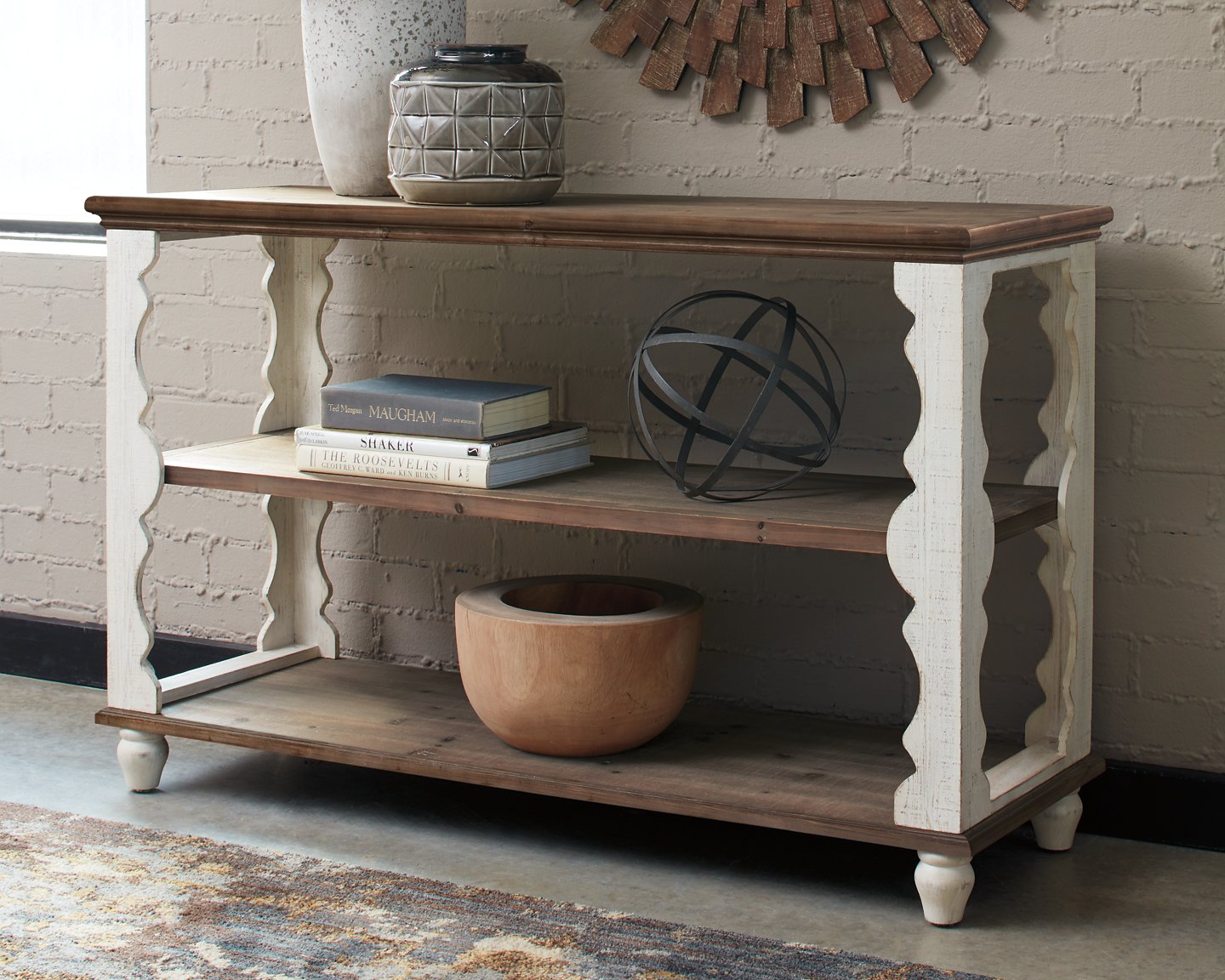 Alwyndale Sofa/Console Table - Pull Up A Couch