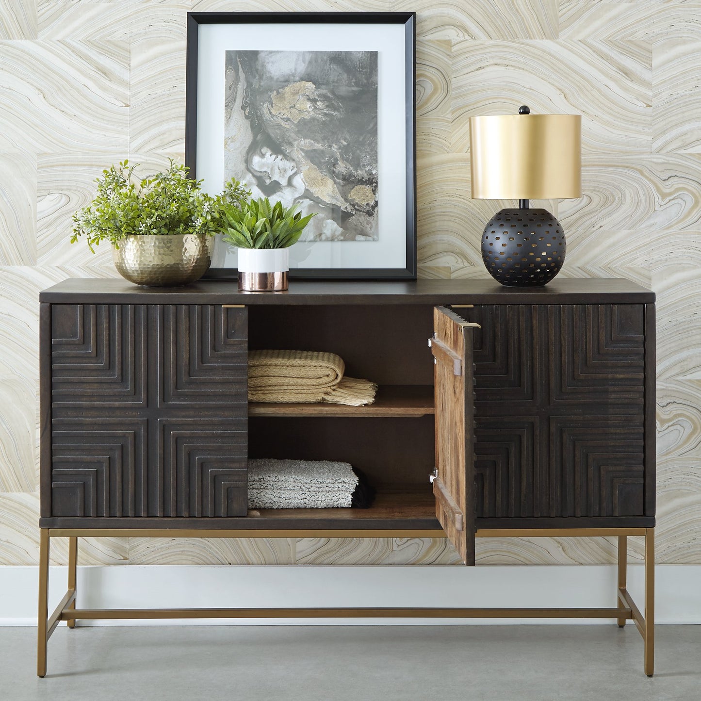 Elinmore Accent Cabinet - Pull Up A Couch