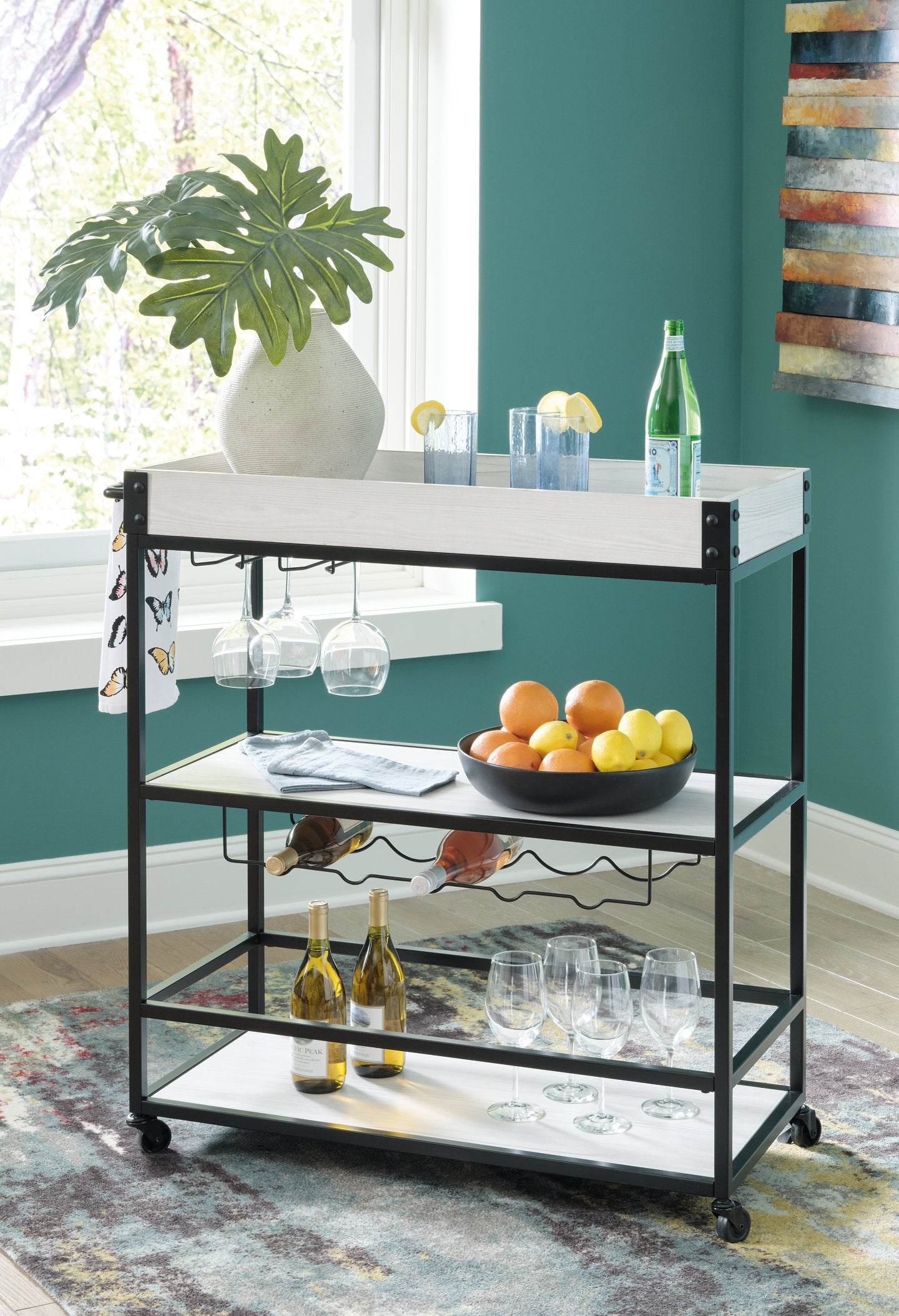 Bayflynn Bar Cart - Pull Up A Couch