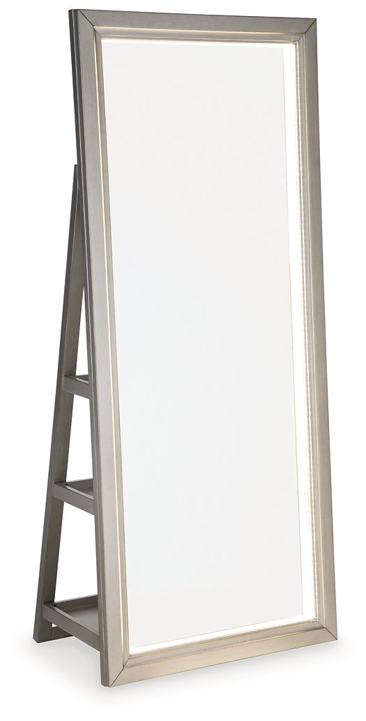 Evesen Floor Standing Mirror with Storage - Pull Up A Couch