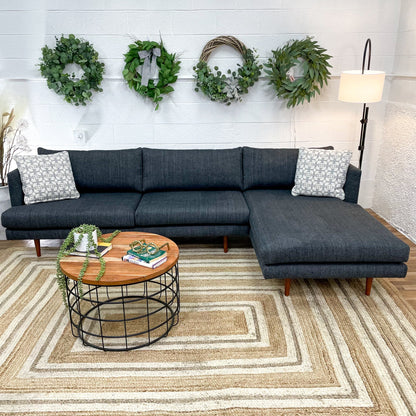 AllModern 2pc Sectional w/Chaise - Pull Up A Couch