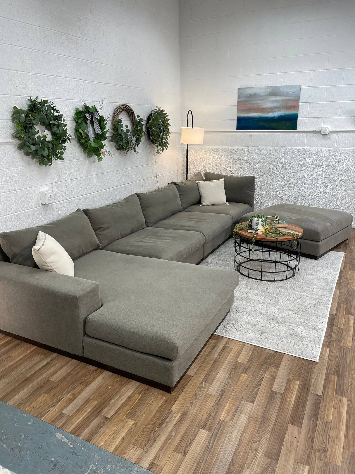 Joybird Holt Grand Sofa w/Chaise - Pull Up A Couch