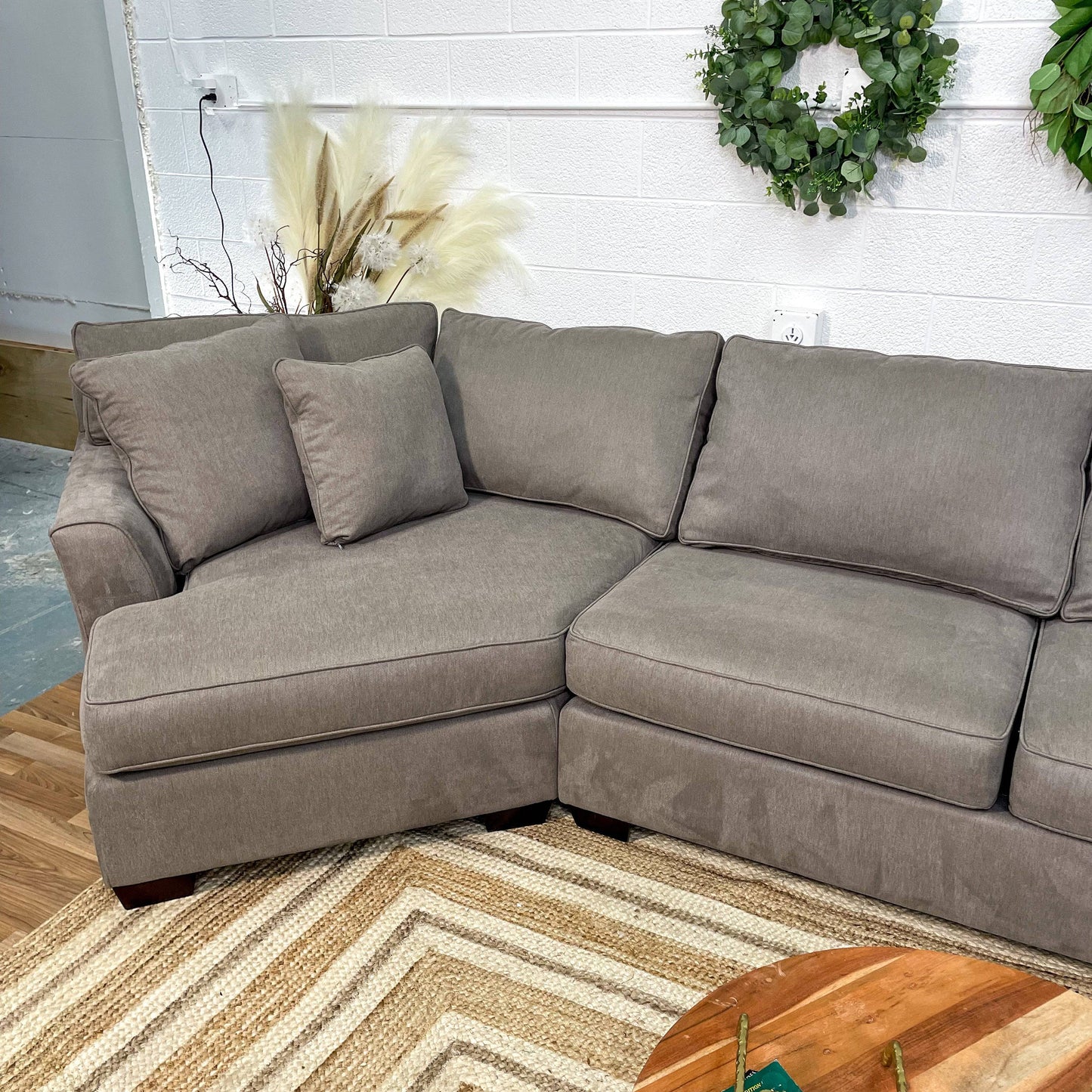 Macy’s 3pc Sectional w/Double Cuddle corner - Pull Up A Couch