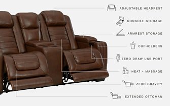 Backtrack Power Reclining Loveseat - Pull Up A Couch