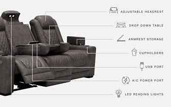 HyllMont Power Reclining Sofa - Pull Up A Couch