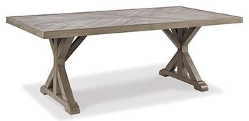 Beachcroft Dining Table with Umbrella Option - Pull Up A Couch